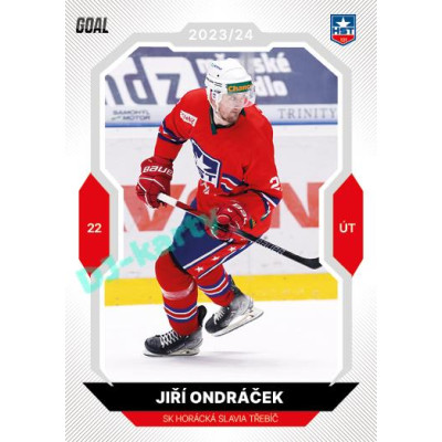 2023/24 Goal cards Chance Liga 2. série #245 Jiří Ondráček