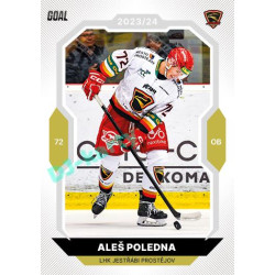 2023/24 Goal cards Chance Liga 2. série #248 Aleš Poledna