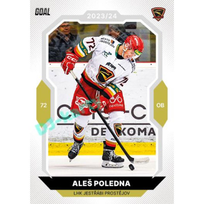 2023/24 Goal cards Chance Liga 2. série #248 Aleš Poledna
