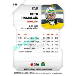 2023/24 Goal cards Chance Liga 2. série #358 Petr Hamalčík