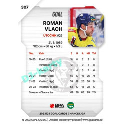2023/24 Goal cards Chance Liga 2. série #307 Roman Vlach