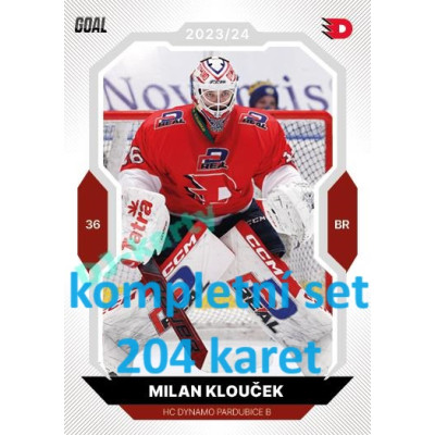 2023/24 Goal cards Chance Liga 2. série kompletní set 204ks karet