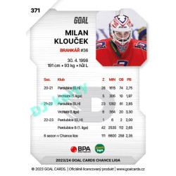 2023/24 Goal cards Chance Liga 2. série #371 Milan Klouček