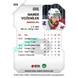 2023/24 Goal cards Chance Liga 2. série #373 Marek Voženílek