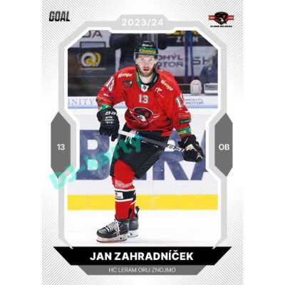 2023/24 Goal cards Chance Liga 2. série #391 Jan Zahradníček