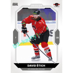2023/24 Goal cards Chance Liga 2. série #392 David Štich