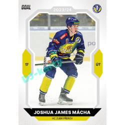 2023/24 Goal cards Chance Liga 2. série #302 Joshua James Mácha