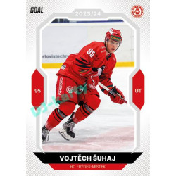 2023/24 Goal cards Chance Liga 2. série #317 Vojtěch Šuhaj