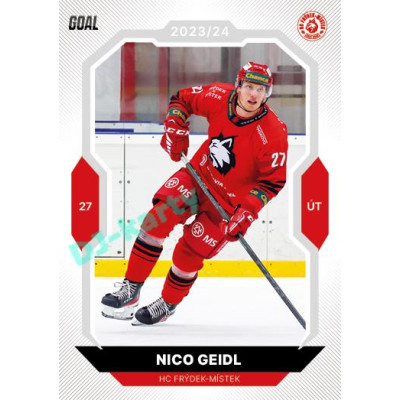 2023/24 Goal cards Chance Liga 2. série #321 Nico Geidl