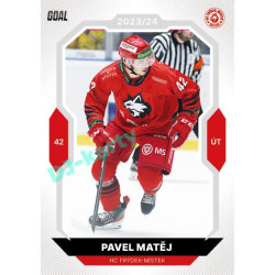 2023/24 Goal cards Chance Liga 2. série #324 Pavel Matěj