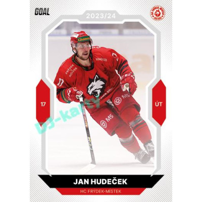 2023/24 Goal cards Chance Liga 2. série #325 Jan Hudeček
