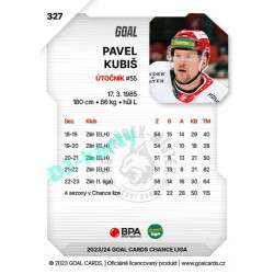 2023/24 Goal cards Chance Liga 2. série #327 Pavel Kubiš