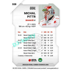 2023/24 Goal cards Chance Liga 2. série #328 Michal Pittr