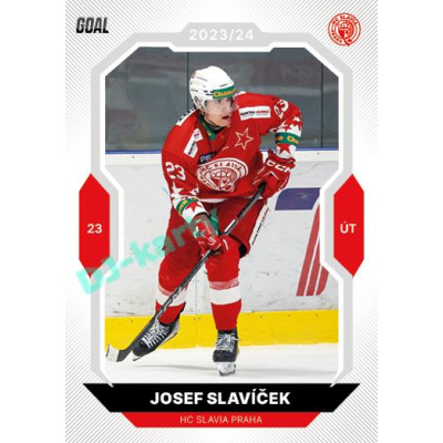 2023/24 Goal cards Chance Liga 2. série #336 Josef Slavíček