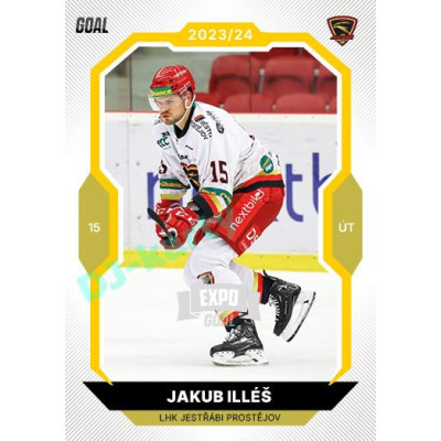 2023/24 Goal cards Chance Liga 1. série #053 Jakub Illéš EXPO Silver 1of6