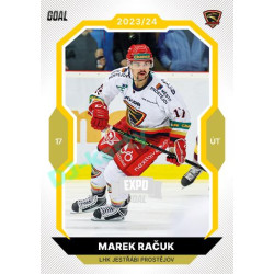 2023/24 Goal cards Chance Liga 1. série #054 Marek Račuk EXPO Silver 1of6