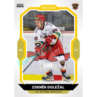 2023/24 Goal cards Chance Liga 1. série #056 Zdeněk Doležal EXPO Silver 1of6