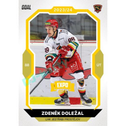 2023/24 Goal cards Chance Liga 1. série #056 Zdeněk Doležal EXPO Bronze 1of6