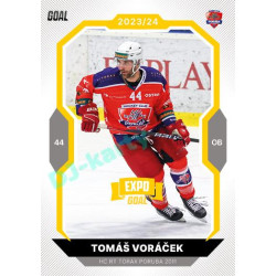2023/24 Goal cards Chance Liga 1. série #062 Tomáš Voráček EXPO Bronze 1of6