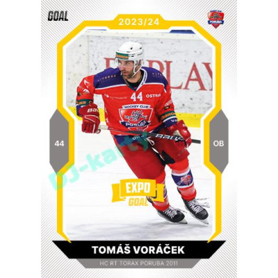 2023/24 Goal cards Chance Liga 1. série #062 Tomáš Voráček EXPO Bronze 1of6