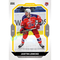 2023/24 Goal cards Chance Liga 1. série #063 Justin Lemcke EXPO Perleť 1of6