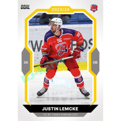 2023/24 Goal cards Chance Liga 1. série #063 Justin Lemcke EXPO Perleť 1of6