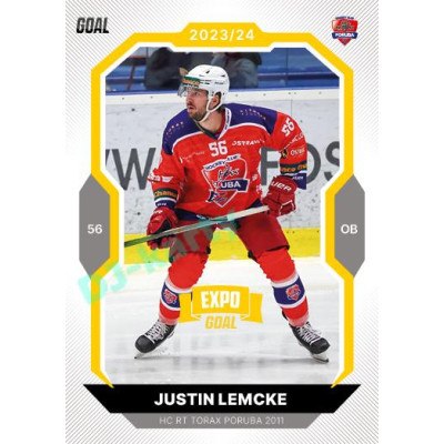 2023/24 Goal cards Chance Liga 1. série #063 Justin Lemcke EXPO Bronze 1of6