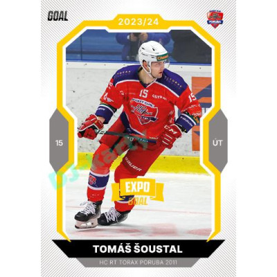 2023/24 Goal cards Chance Liga 1. série #066 Tomáš Šoustal EXPO Bronze 1of6