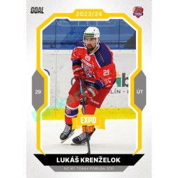 2023/24 Goal cards Chance Liga 1. série #068 Lukáš Krenželok EXPO Bronze 1of6