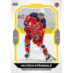 2023/24 Goal cards Chance Liga 1. série #069 Vojtěch Střondala EXPO Silver 1of6