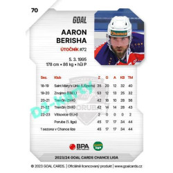 2023/24 Goal cards Chance Liga 1. série #070 Aaron Berisha