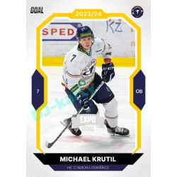 2023/24 Goal cards Chance Liga 1. série #074 Michael Krutil EXPO Silver 1of6