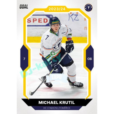 2023/24 Goal cards Chance Liga 1. série #074 Michael Krutil EXPO Perleť 1of6