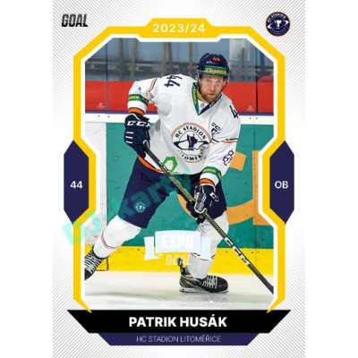 2023/24 Goal cards Chance Liga 1. série #076 Patrik Husák EXPO Perleť 1of6