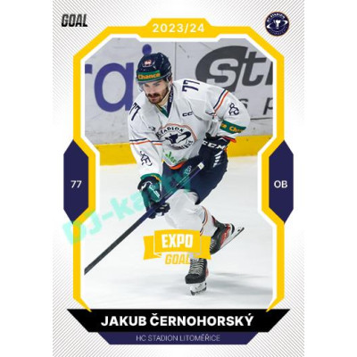 2023/24 Goal cards Chance Liga 1. série #077 Jakub Černohorský EXPO Bronze 1of6