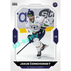 2023/24 Goal cards Chance Liga 1. série #077 Jakub Černohorský