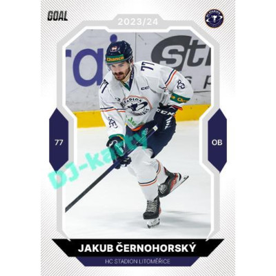 2023/24 Goal cards Chance Liga 1. série #077 Jakub Černohorský