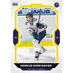 2023/24 Goal cards Chance Liga 1. série #079 Markus Korkiakoski EXPO Silver 1of6