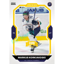 2023/24 Goal cards Chance Liga 1. série #079 Markus Korkiakoski EXPO Bronze 1of6
