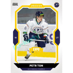 2023/24 Goal cards Chance Liga 1. série #081 Petr Ton EXPO Bronze 1of6
