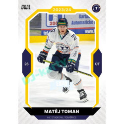 2023/24 Goal cards Chance Liga 1. série #082 Matěj Toman EXPO Perleť 1of6