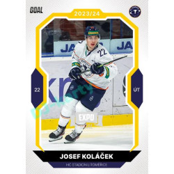 2023/24 Goal cards Chance Liga 1. série #084 Josef Koláček EXPO Silver 1of6