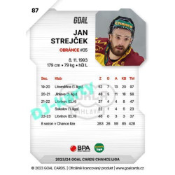 2023/24 Goal cards Chance Liga 1. série #087 Jan Strejček