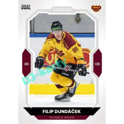 2023/24 Goal cards Chance Liga 1. série #090 Filip Dundáček