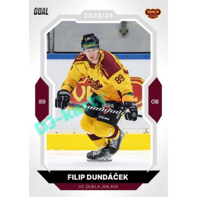 2023/24 Goal cards Chance Liga 1. série #090 Filip Dundáček