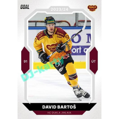 2023/24 Goal cards Chance Liga 1. série #093 David Bartoš