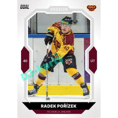 2023/24 Goal cards Chance Liga 1. série #098 Radek Pořízek