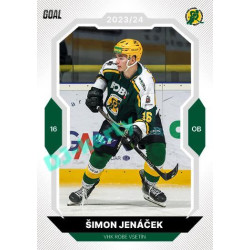 2023/24 Goal cards Chance Liga 1. série #019 Šimon Jenáček