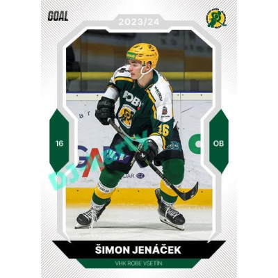 2023/24 Goal cards Chance Liga 1. série #019 Šimon Jenáček