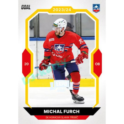 2023/24 Goal cards Chance Liga 1. série #031 Michal Furch EXPO Perleť 1of6